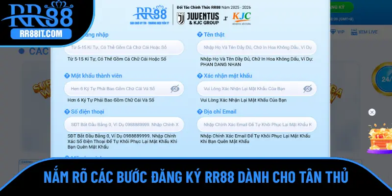 Nắm rõ các bước đăng ký RR88 dành cho tân thủ